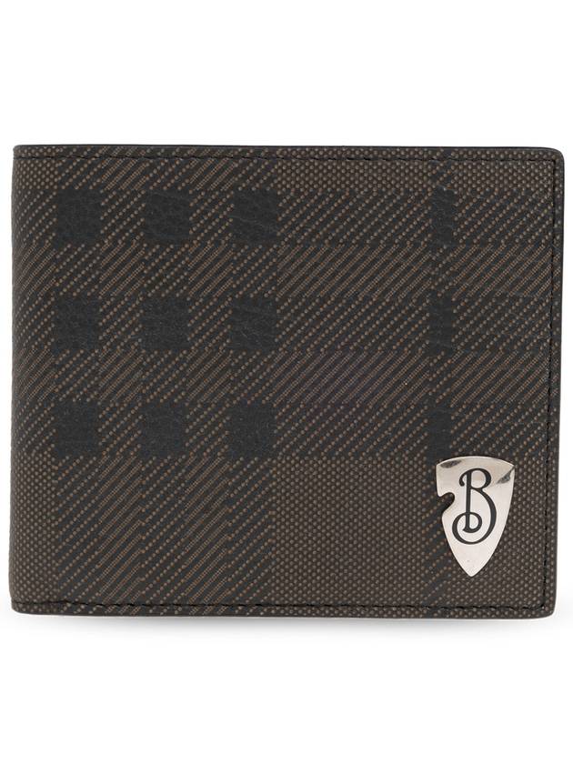 B-Shield Bifold Half Wallet Slate - BURBERRY - BALAAN 2