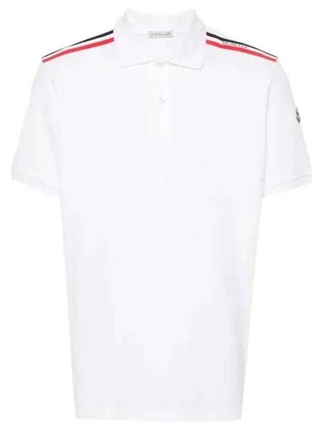 Logo patch short sleeve collar 8A00020 89A16 002 - MONCLER - BALAAN 1