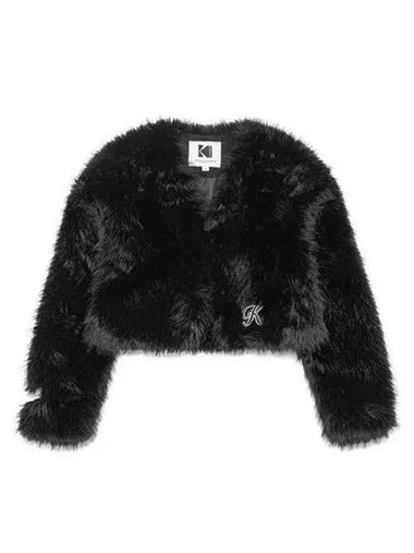 KODAK Fake Fur Bolero Women BLACK - KODO - BALAAN 1