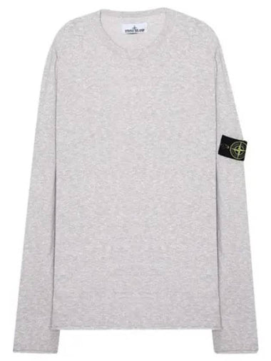 badge crew neck knit - STONE ISLAND - BALAAN 1