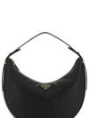 Large Leather Shoulder Bag Black - PRADA - BALAAN 2