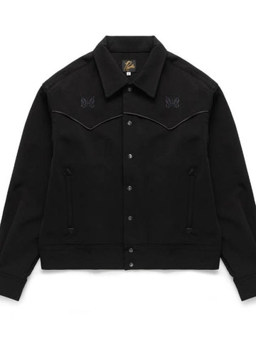 Piping Cowboy Jacket OT136 Black - NEEDLES - BALAAN 1