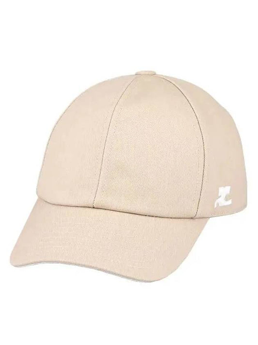 Embroidered Logo Ball Cap Sand - COURREGES - BALAAN 2