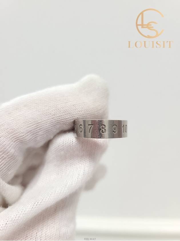 Used luxury goods Lewis It 3 Silver numeric numbering ring - MAISON MARGIELA - BALAAN 4