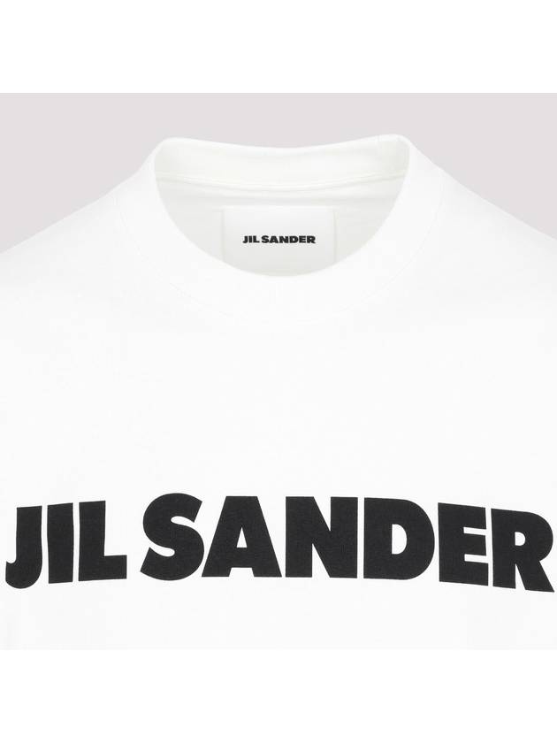 Men's Logo Cotton Short Sleeve T-Shirt White - JIL SANDER - BALAAN 5