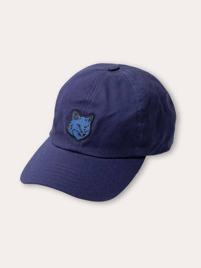 Fox Head Patch 6P Ball Cap Ink Blue - MAISON KITSUNE - BALAAN 2