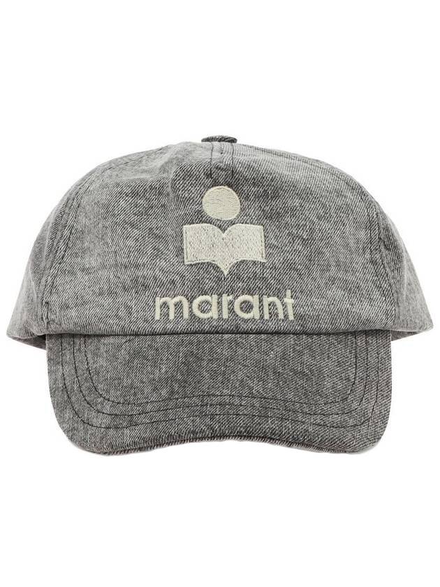 Tyron Logo Ball Cap Grey - ISABEL MARANT - BALAAN 1