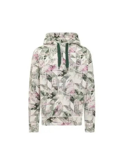 Malek Allover Graphic Cotton Hoodie White - ISABEL MARANT - BALAAN 2