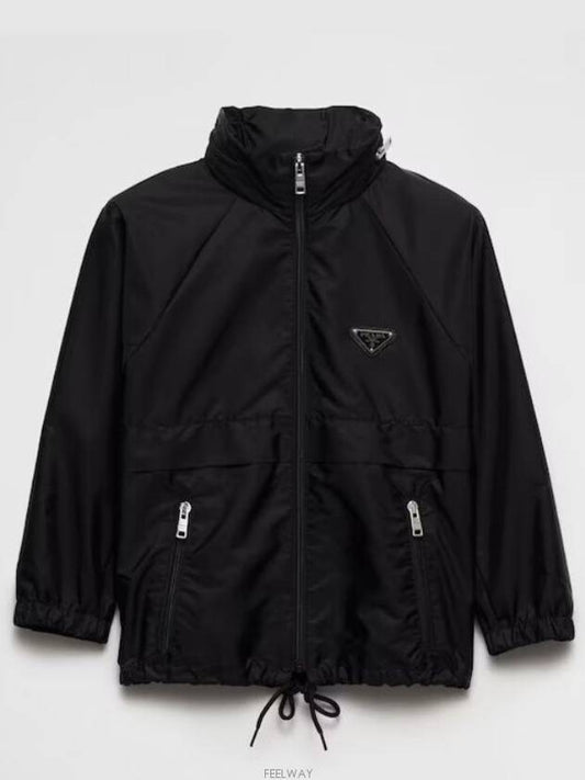 292022 1WQ9 F0002 Re Nylon Rain Jacket - PRADA - BALAAN 2