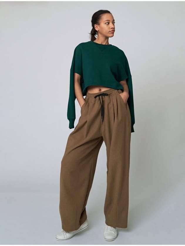 slung wide pants beige - ATHPLATFORM - BALAAN 8