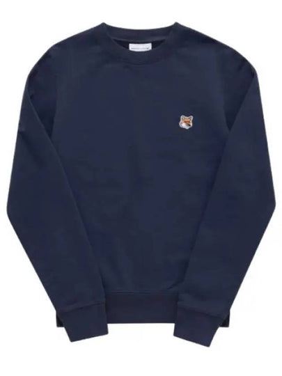 Fox Head Patch Regular Sweatshirt Midnight Blue - MAISON KITSUNE - BALAAN 2