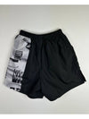 Trefoil Print Shorts Black - ADIDAS - BALAAN 3