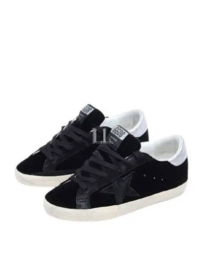 Superstar Velvet Low-Top Sneakers Black - GOLDEN GOOSE - BALAAN 2