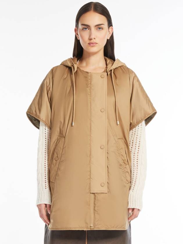 Weekend Egemone Reversible Padded Cape Beige - MAX MARA - BALAAN 4