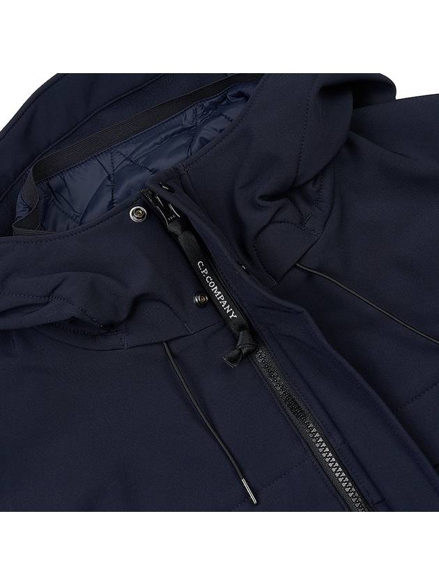 Men's Shell R Lens Wappen Hooded Jacket Navy - CP COMPANY - BALAAN 8