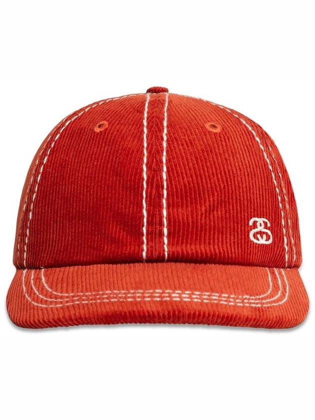 Low Profile SS Link Stitched Ball Cap Rust - STUSSY - BALAAN 1