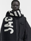 Lecharpe Fringe Logo Virgin Wool Muffler Black - JACQUEMUS - BALAAN 3