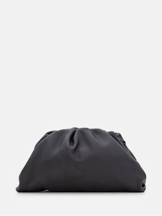 Leather Mini Shoulder Clutch Bag Black - BOTTEGA VENETA - BALAAN 2