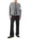 4 Bar Stripe Sweatshirt Grey - THOM BROWNE - BALAAN 9