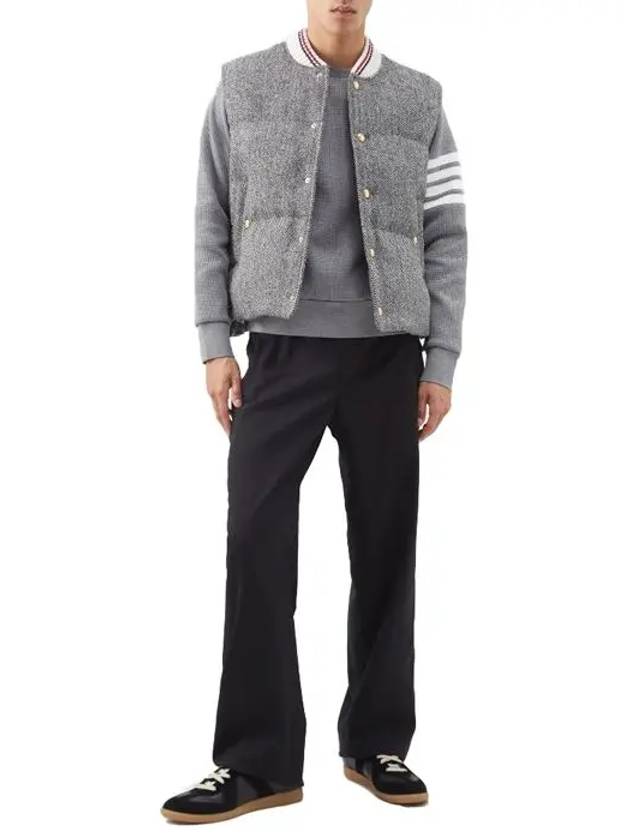 4 Bar Stripe Sweatshirt Grey - THOM BROWNE - BALAAN 9