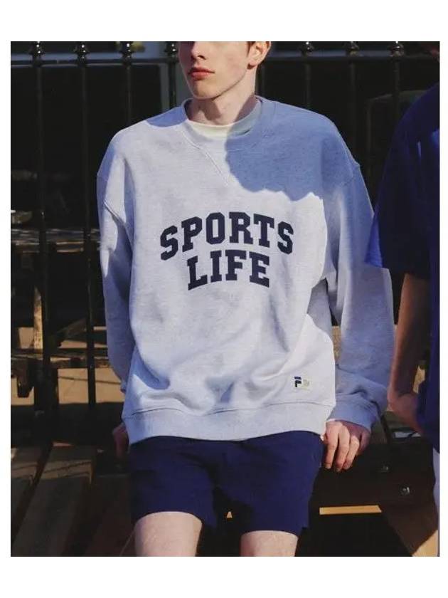 Sportslife Arch Logo Sweatshirt FE2POF5102XMLY - FILA - BALAAN 1