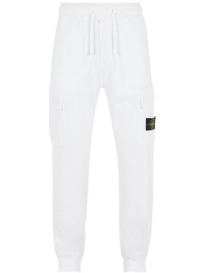 Wappen Patch Jogger Baggy Pants White - STONE ISLAND - BALAAN 2