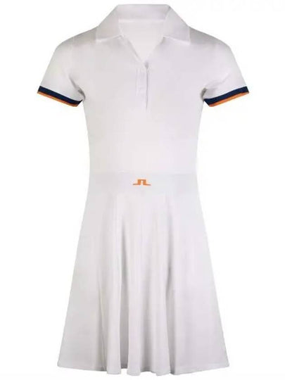 Women's Dagmar Short Dress White - J.LINDEBERG - BALAAN 2