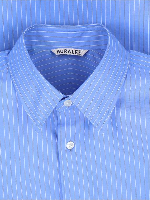 long sleeve shirt blue - AURALEE - BALAAN 4