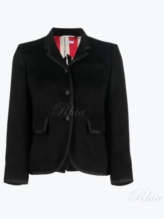 Wool Fresco Slim Fit Sports Coat FBC010I 00473 001 - THOM BROWNE - BALAAN 1