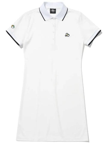 2NE Doug YOKO collar sleeve point short sleeve dress WHITE - 20THHOLE - BALAAN 1