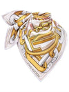 Bejeweled Square 90 Silk Scarf Beige - LOUIS VUITTON - BALAAN 3