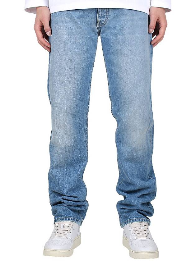 Back Stitch 5 Pocket Straight Jeans Medium Wash - MAISON MARGIELA - BALAAN 3