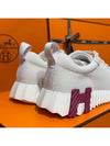 Men's Bouncing Sneakers White Mesh H Purple Orange Twotone - HERMES - BALAAN 6