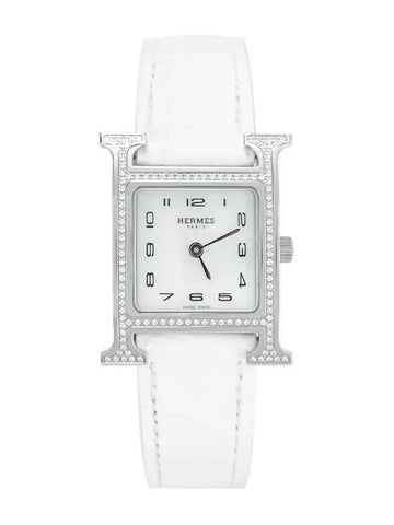 H hour PM steel diamond bezel mother of pearl 4HA0915 - HERMES - BALAAN 1