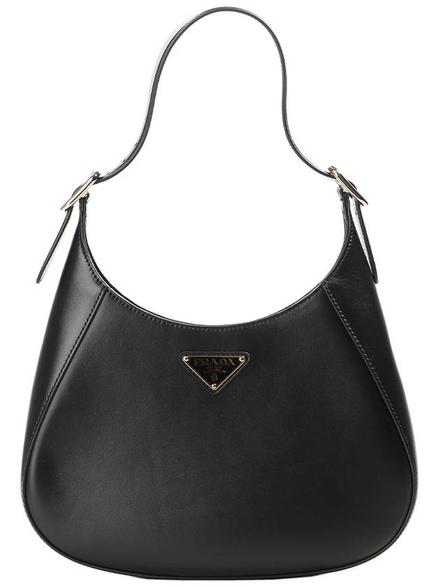 Triangle Logo Cleo Shoulder Bag Black - PRADA - BALAAN 1