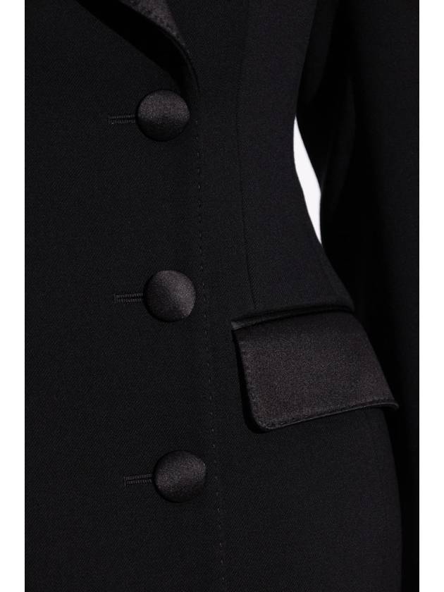 Double breasted tuxedo wool jacket black - DOLCE&GABBANA - BALAAN 6