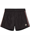 Logo Swim Shorts Black - MONCLER - BALAAN 2