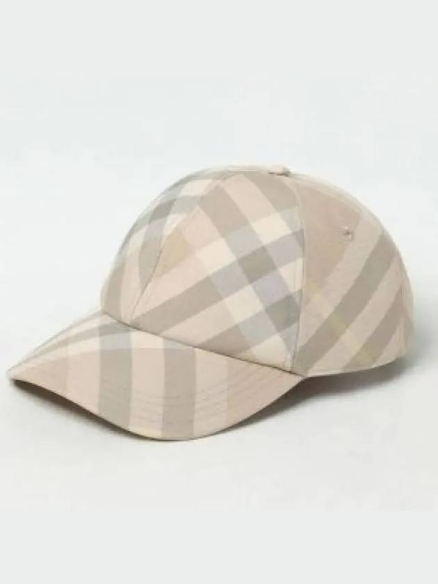 Check Ball Cap Beige - BURBERRY - BALAAN 2