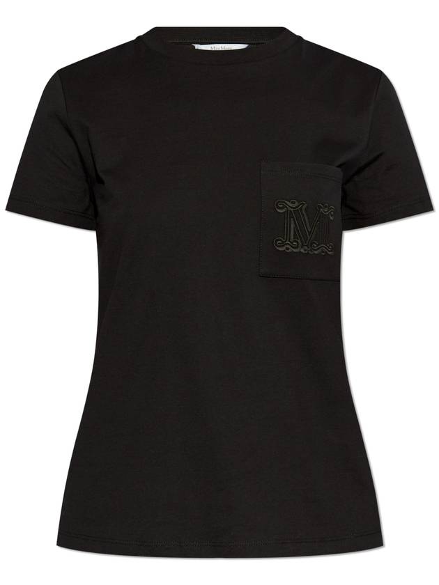 Max Mara T-shirt Papaia, Women's, Black - MAX MARA - BALAAN 1