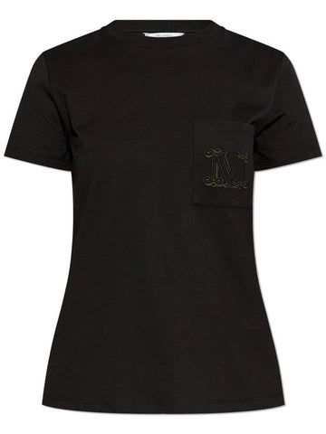 Max Mara T-shirt Papaia, Women's, Black - MAX MARA - BALAAN 1