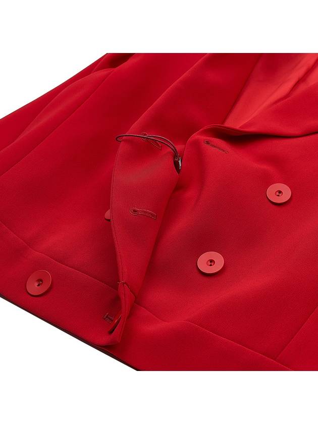 Women's Acciaio Caddy Crop Jacket Red - MAX MARA - BALAAN 9