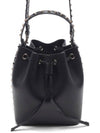 Women's Rockstud Bucket Bag Black - VALENTINO - BALAAN 3