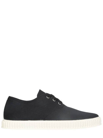 Canvas Low Top Sneakers Black - MAISON MARGIELA - BALAAN 1