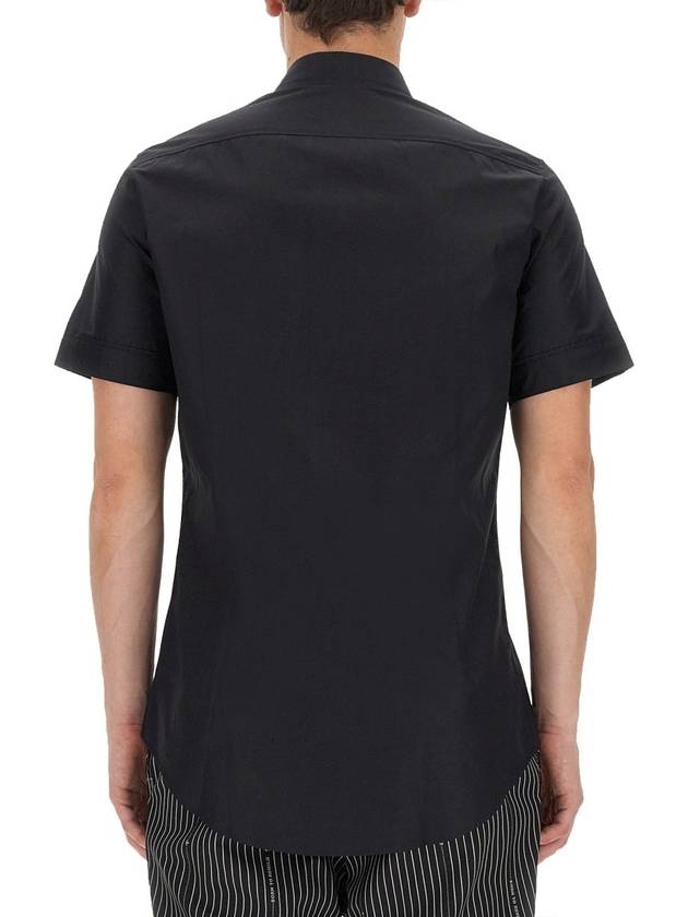 Men's Logo Classic Short Sleeve Shirt Black - VIVIENNE WESTWOOD - BALAAN 3