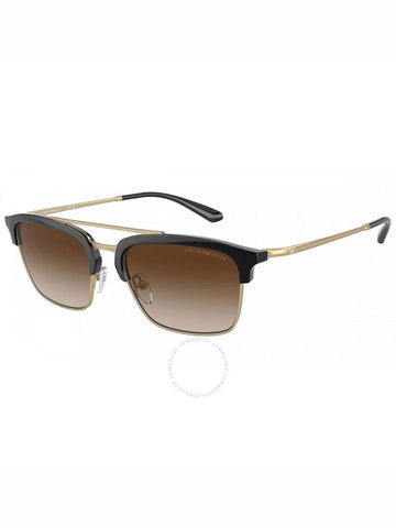 Emporio Armani Brown Gradient Square Men's Sunglasses EA4228 300213 55 - EMPORIO ARMANI - BALAAN 1