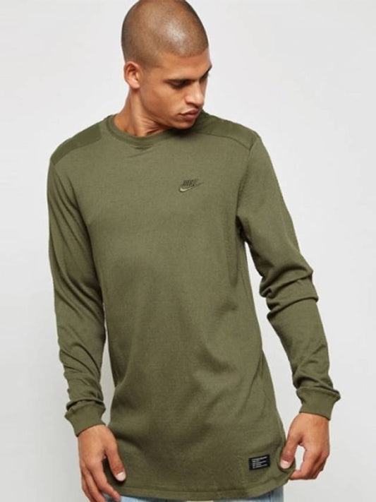 Air Force 1 Long Sleeve T-Shirt Cargo Khaki - NIKE - BALAAN 2