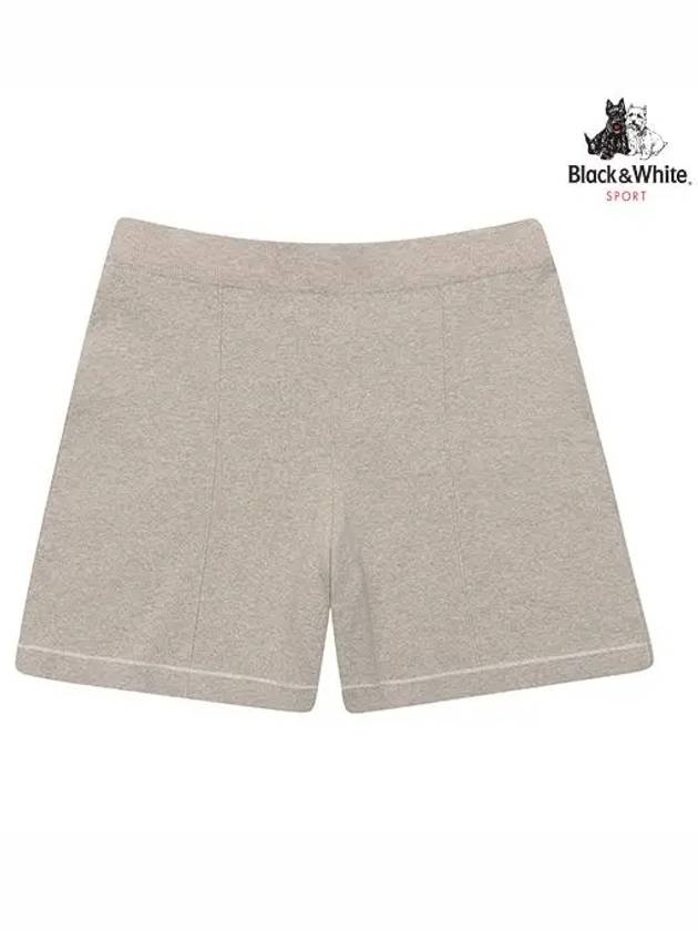 SET UP Linen Shorts 5313LZKCBEIGE - BLACK&WHITE - BALAAN 1