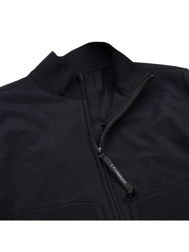 Men's Logo Patch Pocket Zip-Up Jacket Black - CP COMPANY - BALAAN 11