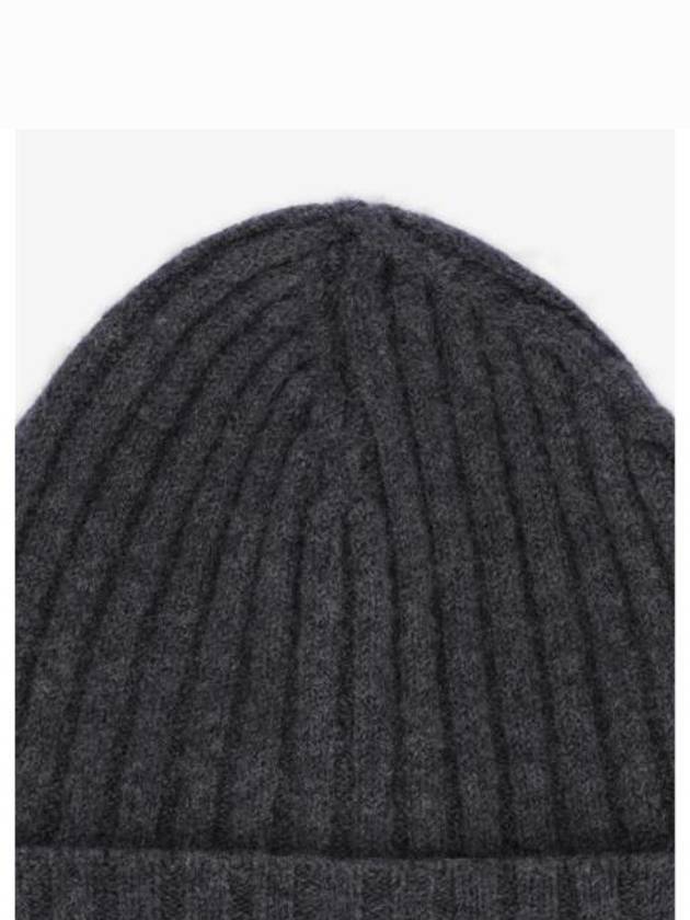 Rib Knit Beanie Grey - JIL SANDER - BALAAN 3