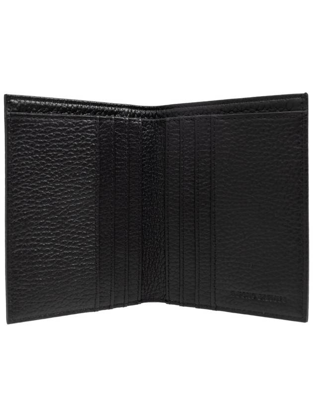 Emporio Armani Folding Card Case, Men's, Black - EMPORIO ARMANI - BALAAN 2